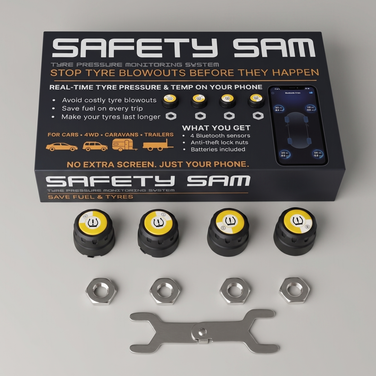 Safety Sam TPMS – Original Packaging (10% Off)