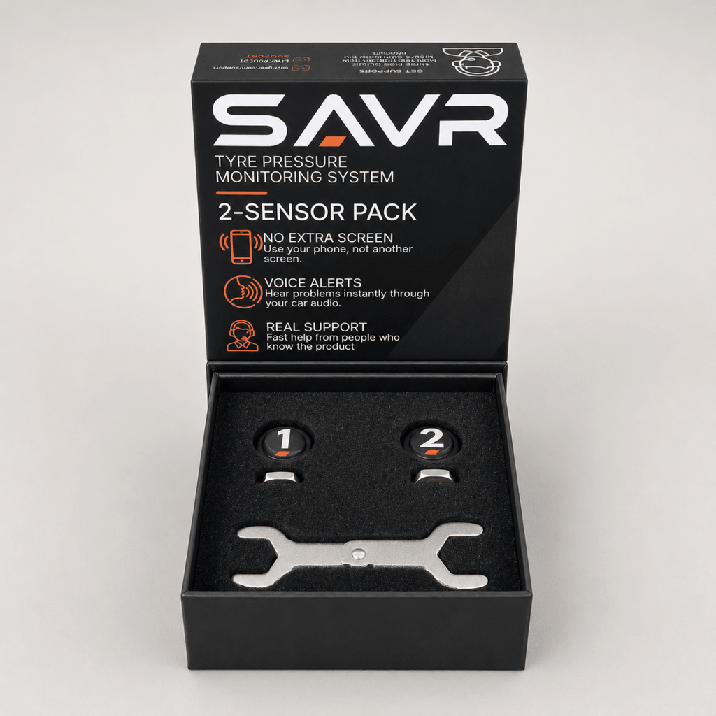 Tyre Pressure Monitoring System (TPMS) for Caravans, Trailers & 4WD - SAVR | Tyre Pressure Monitoring System